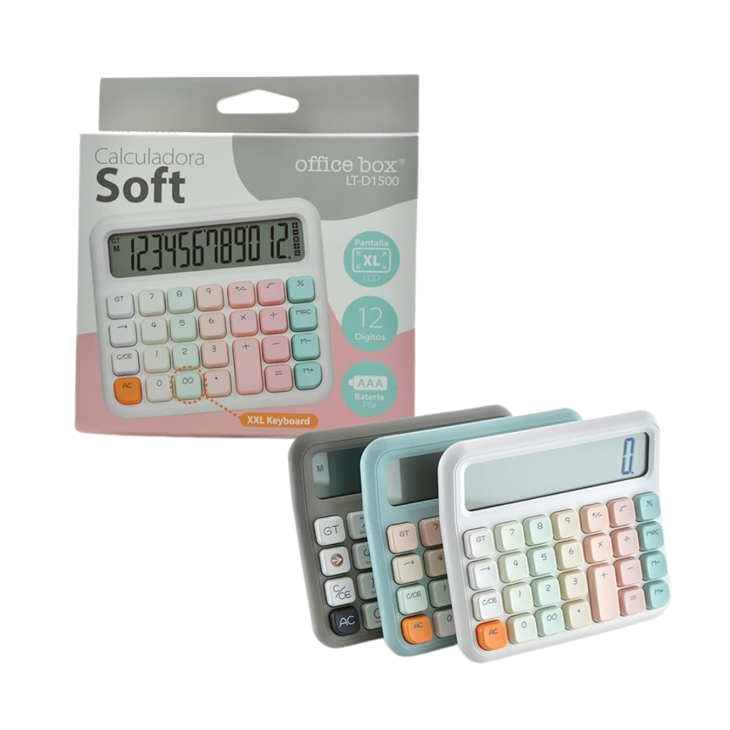 CALCULADORA SOBREMESA OFFICE BOX