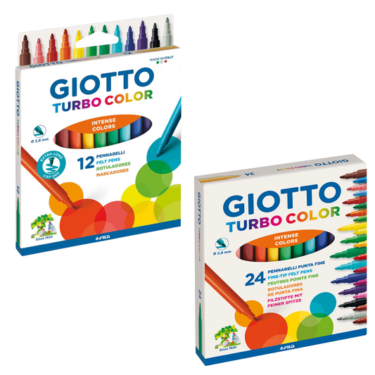ROTULADOR GIOTTO TURBO COLOR PACK DE 12 O 24