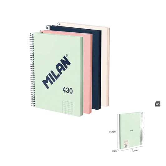 CUADERNO MILAN 430 A5