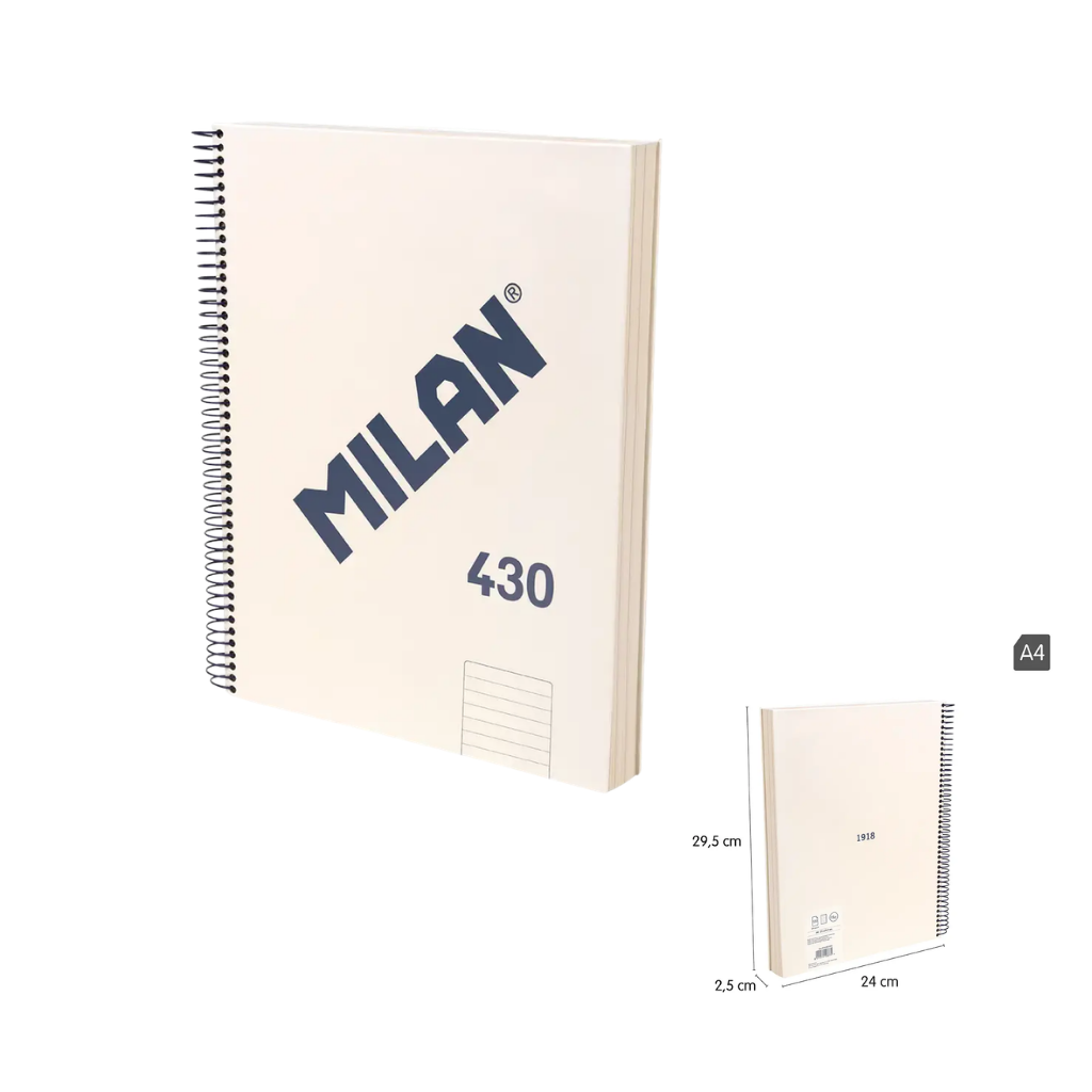 CUADERNO MILAN A4